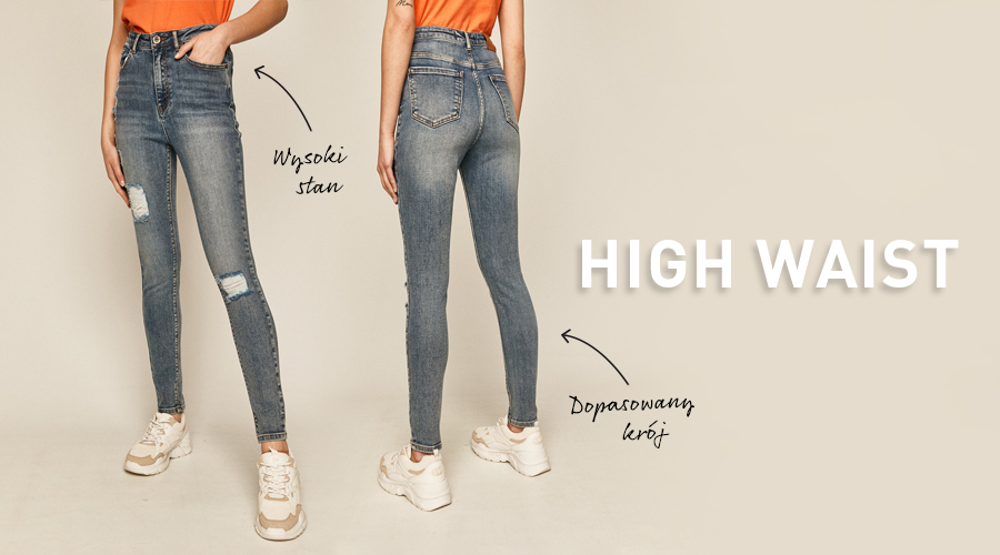 jeansy high waist