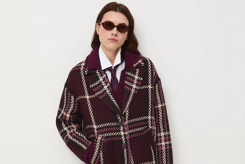 Jak nosić płaszcz w kratę?