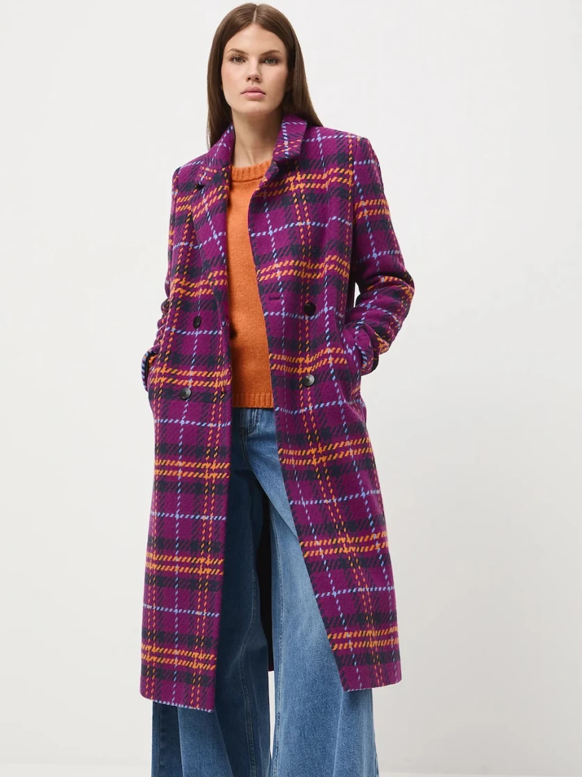 Jak nosić płaszcz w kratę?