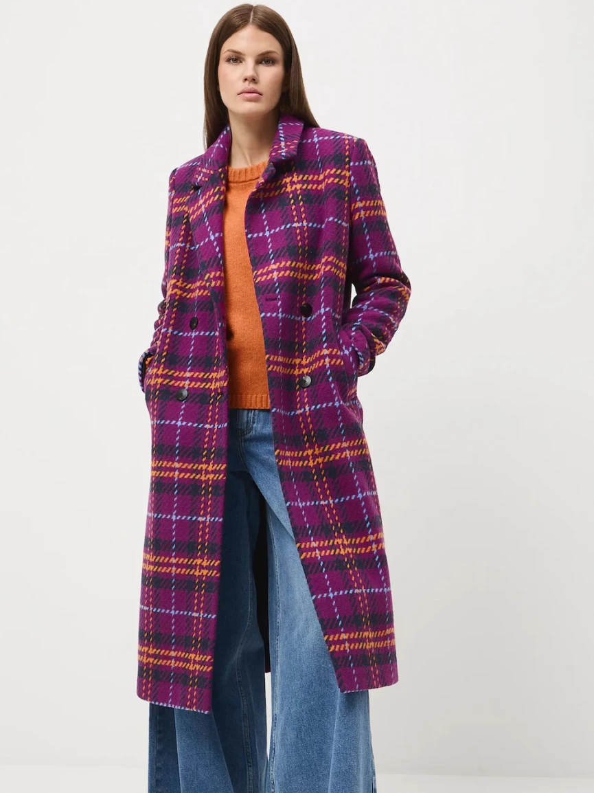 Jak nosić płaszcz w kratę?